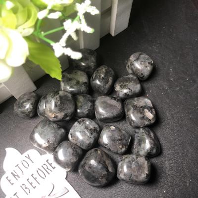 China China bulk wholesale high quality larvikite tumble fengshui crystal cube round beads tumbled jewelry for gift for sale