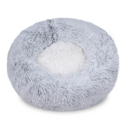 China Breathable Round Cheap Plush Dog Beds Luxury Pet Bed For Dog Pet Nest Cat Deep Sleep Plush Round KennPlush Four Seasons General Cat Boarding for sale