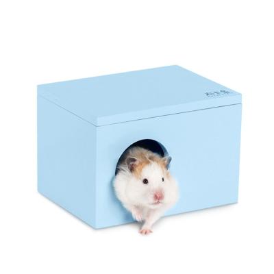 China High Quality Nest Candy Cartoon Hamster House Wooden Pet Hamster House Pet Nest for sale