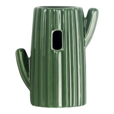 China Ceramic Vertical Drinking Station Ceramic Cactus Holder Hamster Bottle Holder Anti-spill Anti-spill for sale