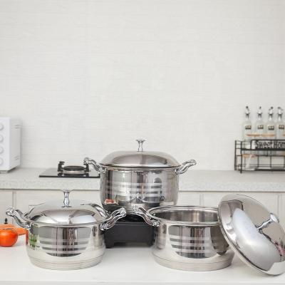 China Sustainable stainless steel cookware sets die cast pot kitchen accessories Yiwu jiacheng network filters deportivo for sale