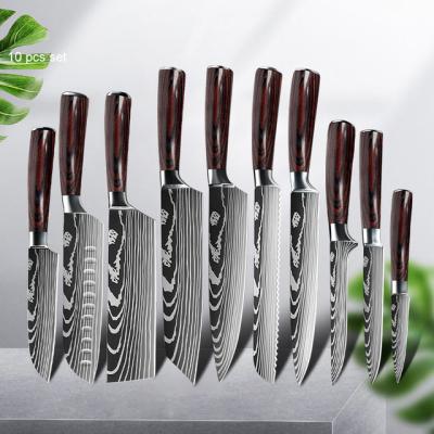 China Viable Professional Wholesale Chef Kitchen Knives Knife Kitchen Set High Quality Kitchen Knife Set for sale