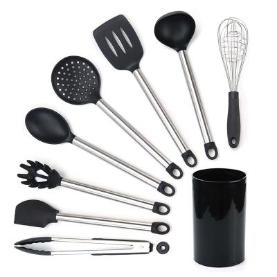 China Stocked Stainless Steel Utensils Kitchenware Set Silicone Kitchen Tool Utensil Set Hotel Kitchen Utensil Suppliers for sale