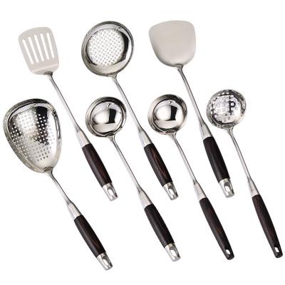 China Hot Sale Stainless Steel Cooking Utensils Set Kitchen Utensils Stocked Luxurious Premium Premium Kitchen Set for sale