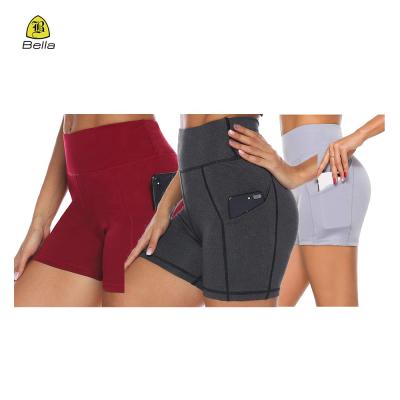 China Breathable High Stretch Butt Lift Workout Shorts Women's Spandex OEM Running Clothes for sale