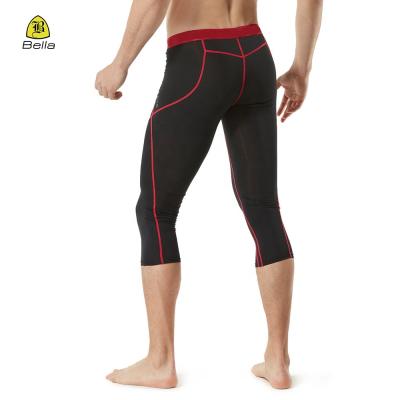 China Bodybuilding Yoga Men Sweat Tight Breathable Vacuum Wear Fitness Soft Wicking Gaiters For Gym for sale