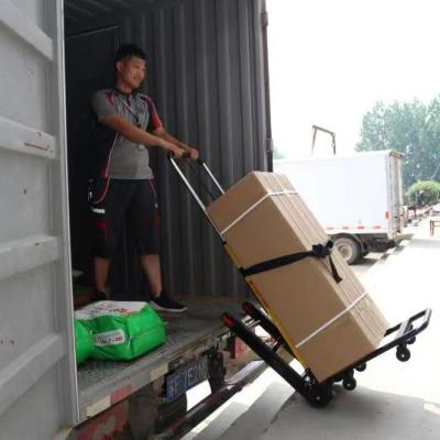 China EMSS China Factory Sales Strong Load 150 Kg Platform Truck Plastic Hand Truck For Industry for sale