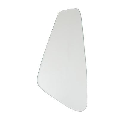 China High quality minimalist simple wavy shape irregular frameless mirror for bathroom for sale