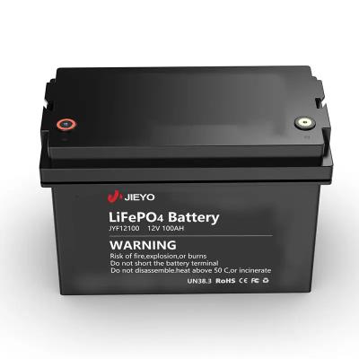 China 2000 cycli Leven 12V 100Ah LiFePO4 batterijpakket Voor golf auto caravan heftrucks Te koop