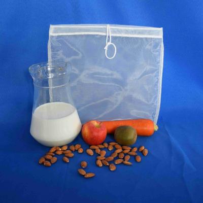 China 100 Micron Filter Bag Homemade Nut Amazon Milk Brew Grain Bag Multipurpose Food Strainer Bag en venta