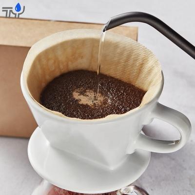 China 2022 Hotel Most Product Coffee Filter Papers Food Grade Natural Wood Not Pulp No Bleach Coffee Filter Paper en venta