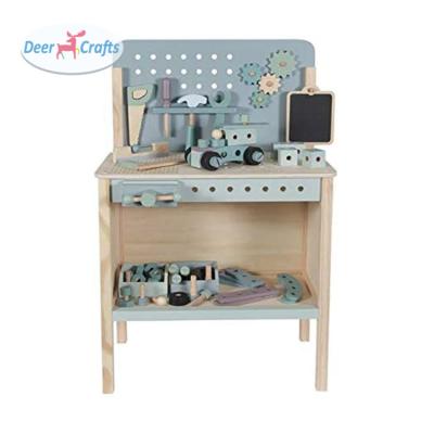 China MODEL TOY New Design Role Play Set Wooden Workbench Toy For Children DD03167 for sale