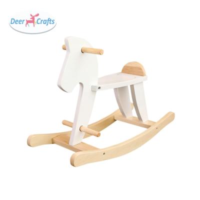 China For Wholesale Kids Action Ability Wooden Kids Toy Custom Rocking Horse Educational Balance Training Ride On Wooden Bike Toys For Toddlers DD16148 for sale