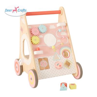 China Children drawing writing education the new creative educational wooden baby walker toy DE16182 for sale