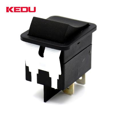 China High Quality KEDU HY12-9-2 4 Pins 20A ON Spring Rocker Switch With TUV CE CQC HY12-9-2 for sale