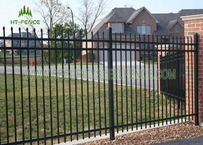 China 1.2m Height Flat Top Steel Pool Fencing For Pool Security Protection for sale