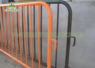 China Easy Moving Crowd Control Metal Barrier Fencing φ25MM Picket For Traffic for sale