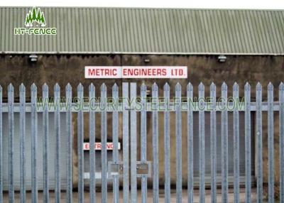 China PVC Coated  Decorative Steel Palisade Fencing 1200-3000mm Height for sale