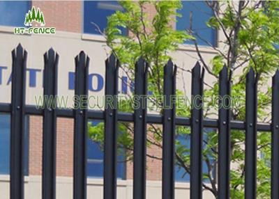 China 2400mm High Galvanized Steel Palisade Fence Panels D / W Shape Free Sample for sale