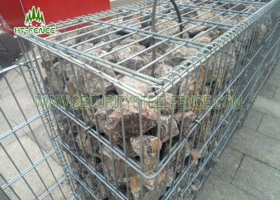 China 2X1X0.5m Draht Gabions-Korb-Stein-/Draht-Käfige für Felsen-Stützmauern zu verkaufen