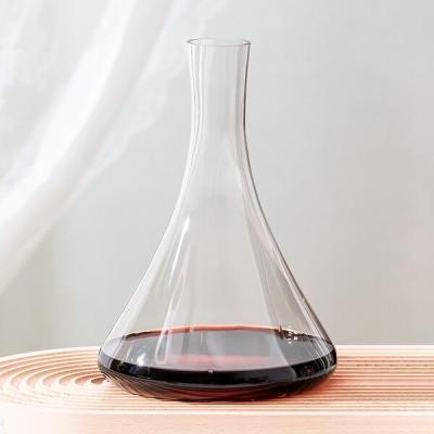 Cina Decantatore di vetro senza piombo di Crystal Wine Decanter soffiato mano 1500ml 52oz in vendita