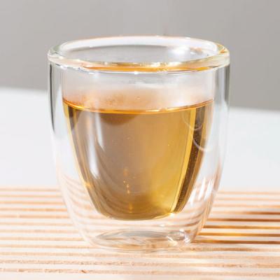 China 75ml aisló los vidrios de pared doble del café express ahueca 2,6 onzas de a prueba de calor en venta