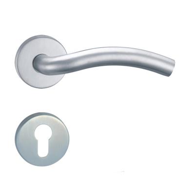 China Modern Industrial Stainless Steel Backup Door Lock, Hollow Door Lever Handle for sale