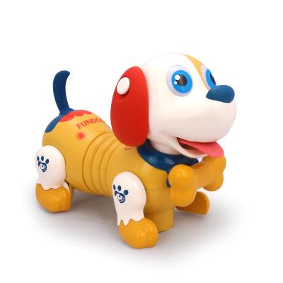 China Educational Children's First Contact Smelling Interaction Feeding Dog Universal Robot Dog for sale