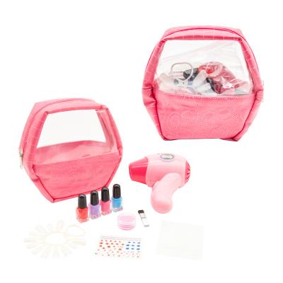 China Girl Toy Children's Cosmetics Toy Girl Makeup Bag Set Nail Art Makeup Case Girl Handbag for Kids for sale