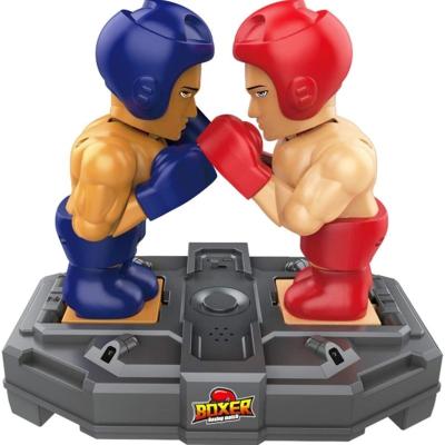 China Educational Hot Selling Game Toy Plastic Electronic Boxing Fight Toys New Game Fighting Boxing Toys For Kids Family Tabletop Game for sale