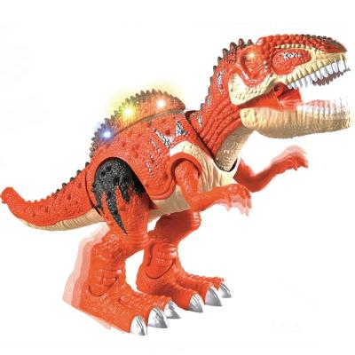 China Educational Simulator Dinosaur Light Up Music Dinosaur Walking Remote Control Toys For Children for sale