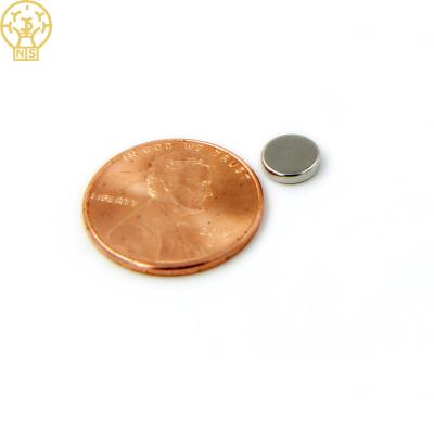 China Factory N52 Industrial Nickel-Coating Strong Round Magnet JDM Disc Neodymium Magnet for sale