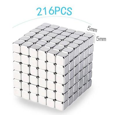 China Super strong rubic cube magnet toy in industrial magnet JDM factory n52 10*10*10mm for sale