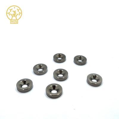 China Industrial Magnet JDM Manufacture Cheap Price Black Nickel Cup Shape Hollow Button Magnet for sale