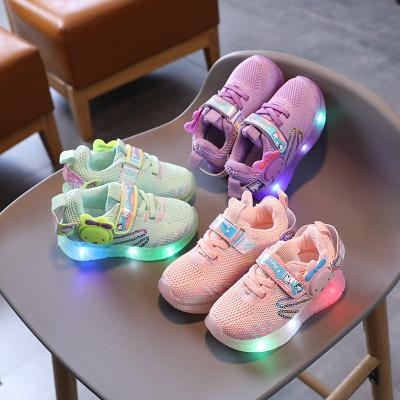 China LED Light Toddler Baby 1 to 4 Years Other Kids Shoes Fashionable Anti-slippery Outdoor dipimpin yang sepatu yang for sale