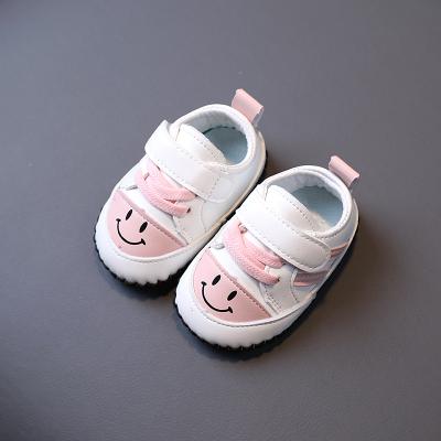 China DA round bambino scarpe elastic slip on toddler kids baby boy durable infant preschool round sport running shoes for sale