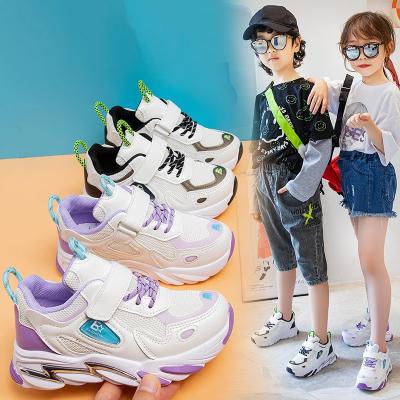 China 2021 new flat fashion kid sport shoes outdoor casual school boy running shoes sneaker for sale