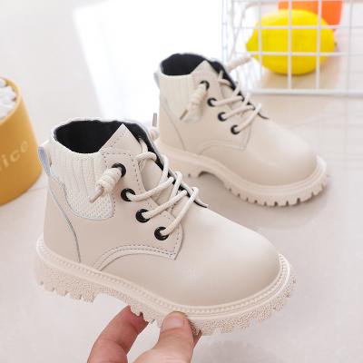 China Leather High Top Crescent Size Ankle Booties Top Sell Shoes For Boys Girls Toddler Kids Little Girls Para Ninos Pequenos Pequenos Ninos for sale