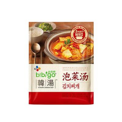 China Best Selling Korean Instant Bibigo Kimchi Soup, Hot and Sour White Tofu and Spicy Cabbage Soup, Korean Specialty Kimchi Soup in a Bag for sale