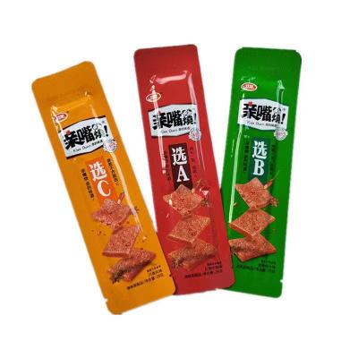 China Weilong Meat Beef Instant Flavor Red Hot Spicy Strips Casual Vegetarian Gluten Spicy Spicy Strips Wholesale for sale