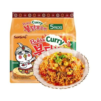 China Samyang Normal Curry Chicken Flavor Spicy Noodles, Korean Style Spicy Instant Noodles, 5-Pack FCL Wholesale for sale