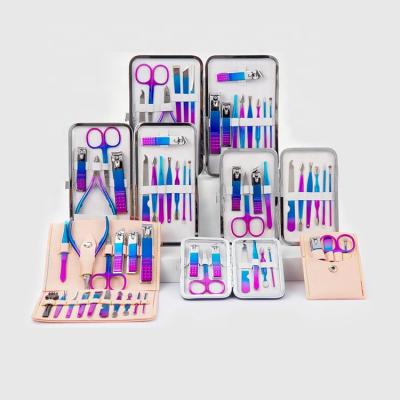 China Realong Flexible Alicatas Russian Alicate Stainless Steel Materials Pour Home Manicure Mini Nail Clipper Kit Pedicure Combo Set for sale