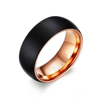 China Wholesale Fashion Accessories Tungsten Jewelry Wedding Band For Men for sale