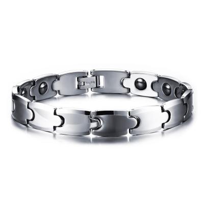 China Custom Logo Tungsten Carbide Luxury Bracelet Mens Jewelry for sale