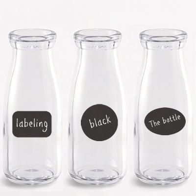 China Mini Removable Waterproof Shapes And Waterproof Chalkboard Label Sticker Custom For Bottle Decal for sale