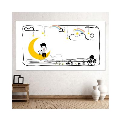 China Hot Selling Reusable Factory 45*150cm Roll Whiteboard Whiteboard Erasable Wall Sticker Self Adhesive Daytime Decal for sale