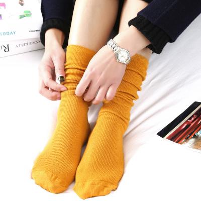 China Antibacterial Solid Color Cotton Wholesale Girls Socks Cotton Running Socks for sale