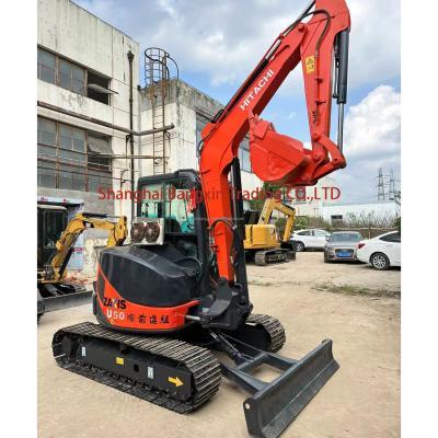 China Gemaakt in Hitachi zx50U mini graafmachine EPA/CE gecertificeerd 700 werkuren goede staat Te koop