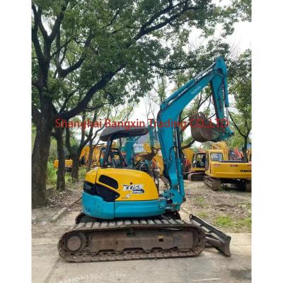 China KUBOTA KX155 mini excavadora de 5 toneladas de segunda mano con válvula hidráulica original en venta