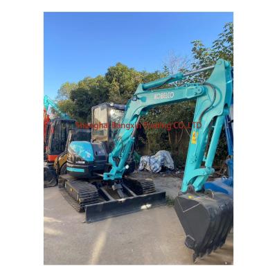 China 39k EPA/CE certified used excavator Kobelco SK55SR with excellent working performance for sale